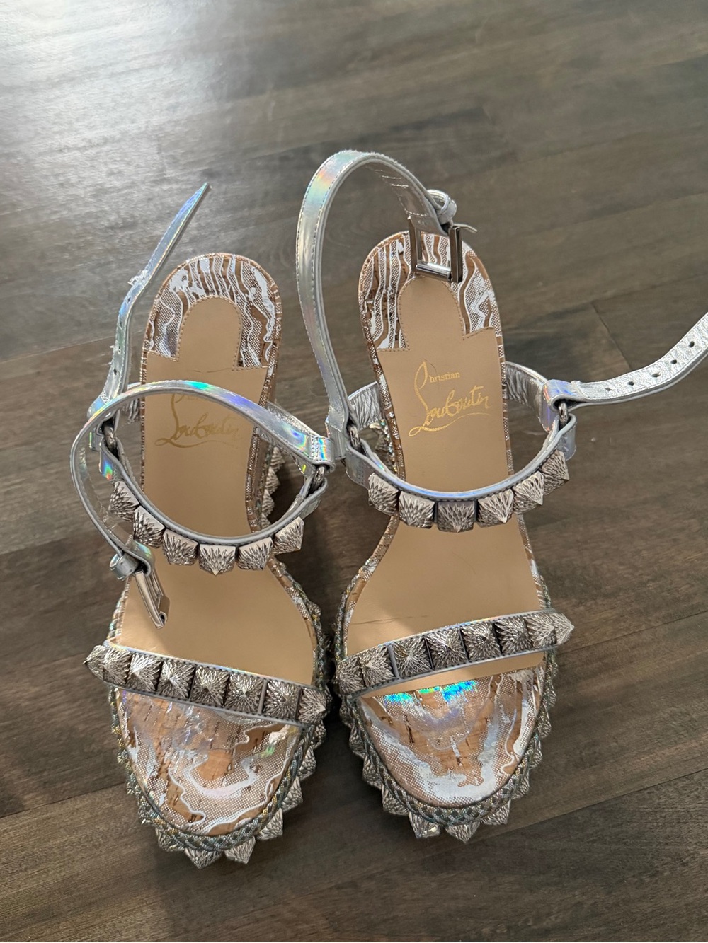 CHRISTIAN LOUBOUTIN PYRACLOU WEDGE